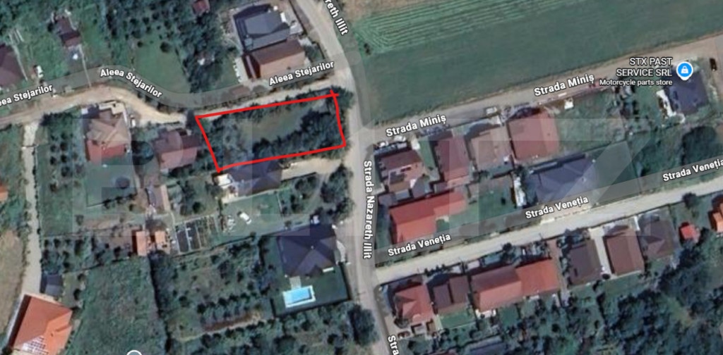 Teren de vânzare – 861 mp – zona Cetate