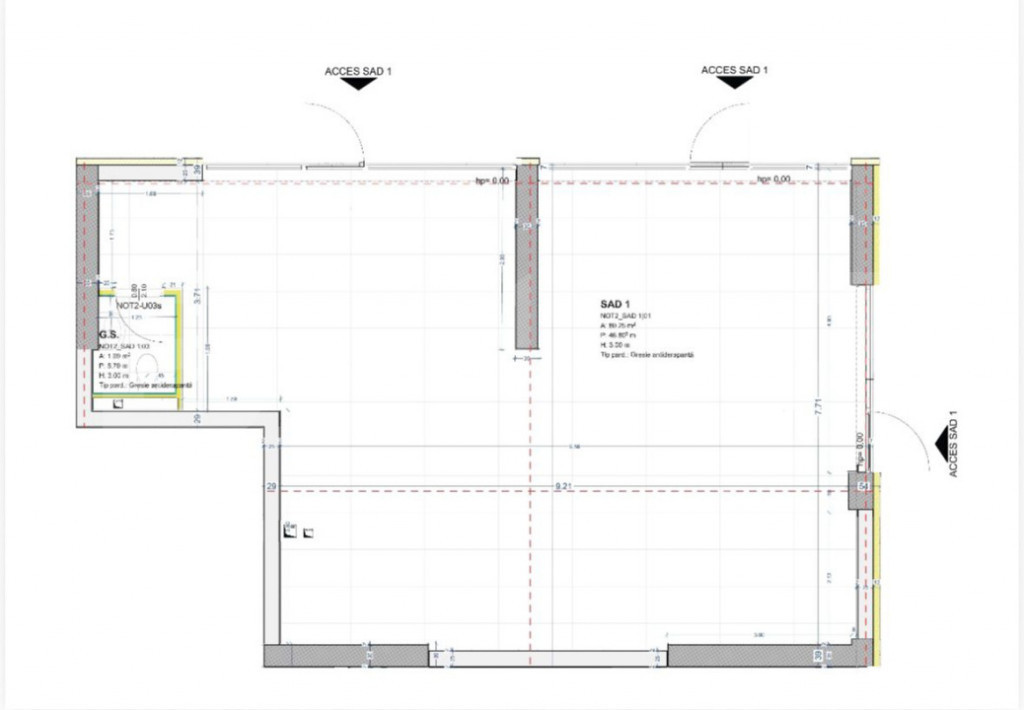 Spațiu comercial, 80 mp utili, Calea Torontalului