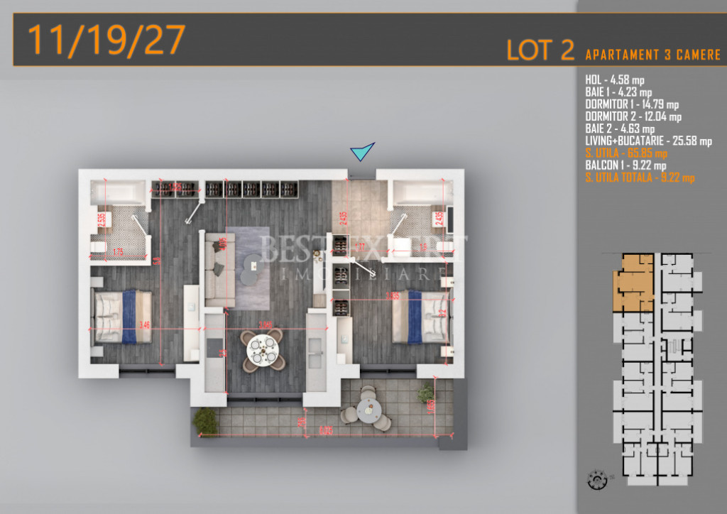 3 Camere Ideal Familie Comision 0%