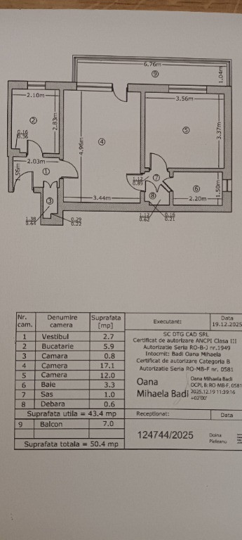 Apartament cu 2 camere: Brancoveanu - Spital Maria S. Curie
