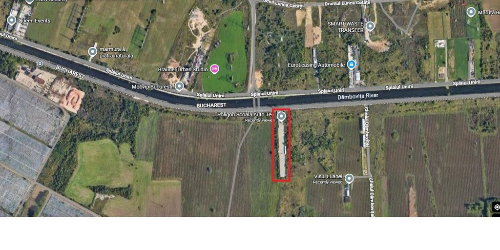 Teren de Inchiriat Splaiul Unirii Imprejmuit Utilitati Op...