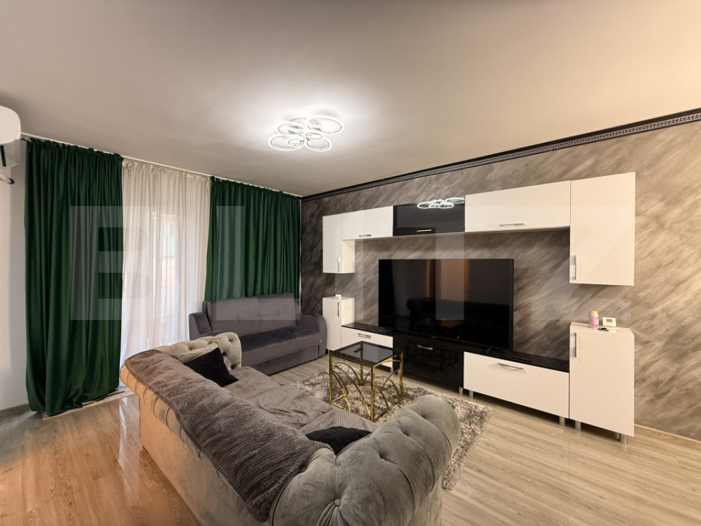Apartament 2 camere, 52.80 mp, curte 59 mp, zona Valea Rosie