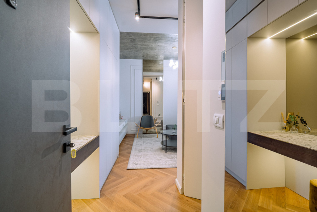 Apartament cu 2 camere, balcon și bucătărie modernă | EA