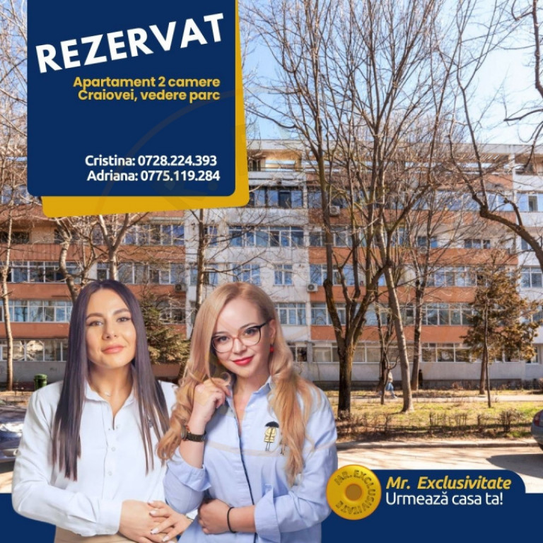 Vin dem ap cu 2 cam SD in Craiovei , mobilat si utilat