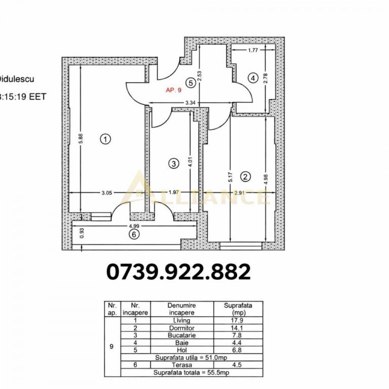 NOU apartament 2 camere gata de mutare