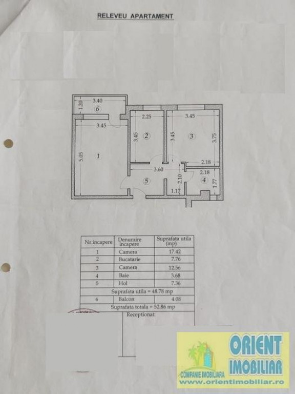 De vanzare, apartament 2 camere, decomandat, gaze, Casa de Cultura