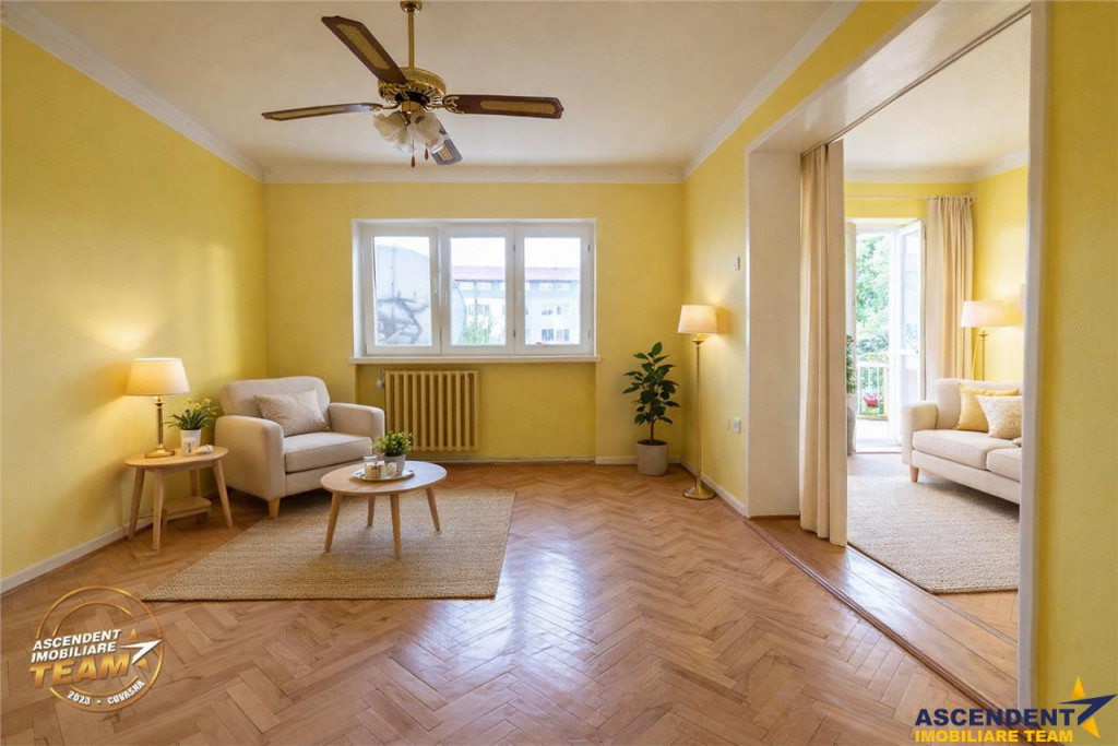 FILM:Apartament cu 4 camere,2 bai,2 balcoane,2 garaje,Targu