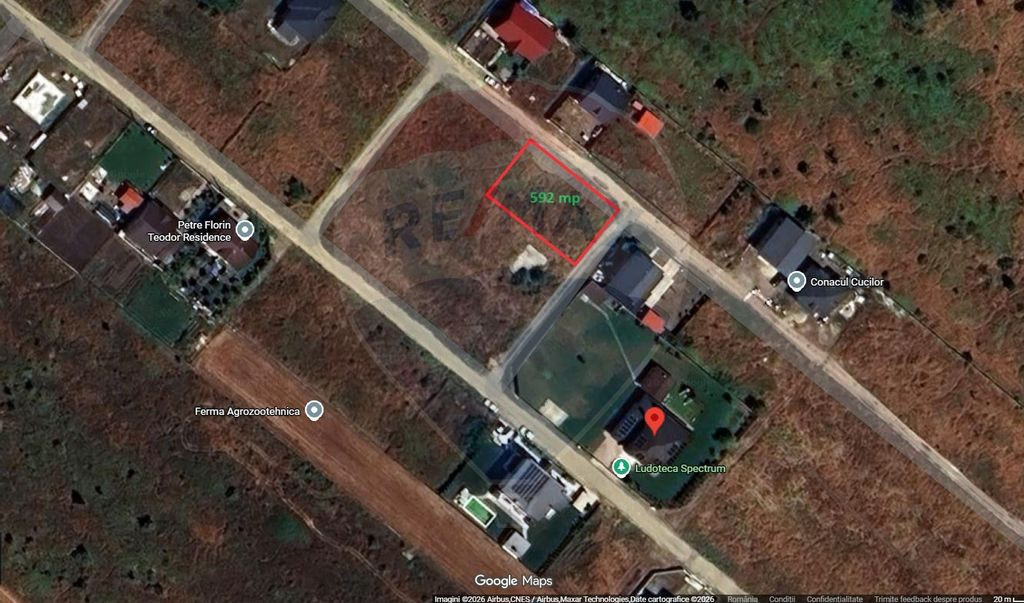 Teren intravilan 592 mp – Tărtășești/DN7 - 25 min d...