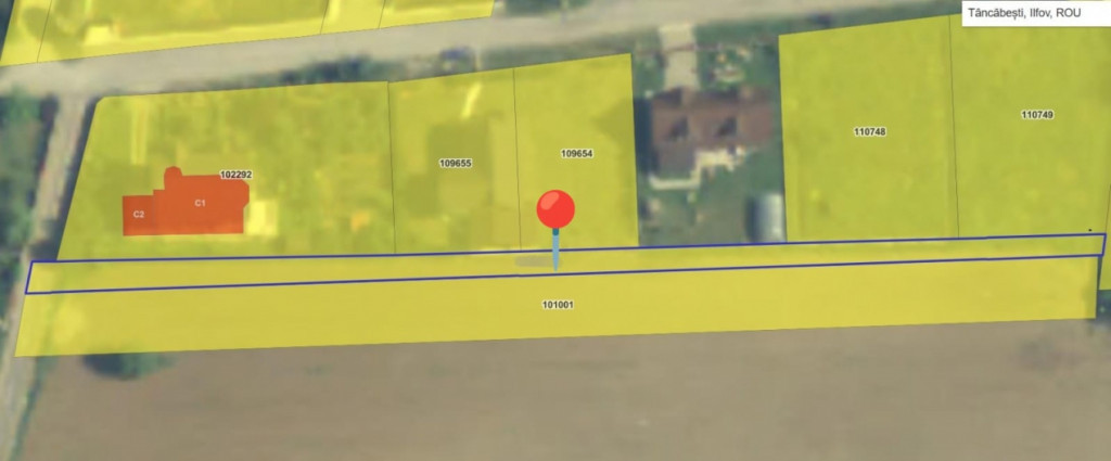 Loturi de teren intravilan in suprafata de 715 mp respectiv