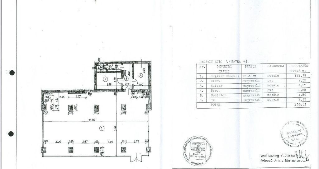 Titulescu-Basarab, spatiu comercial in suprafata de 133 mp
