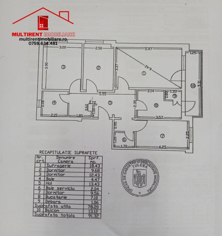 Oferta noua! Apartament 4 camere Ultracentral !