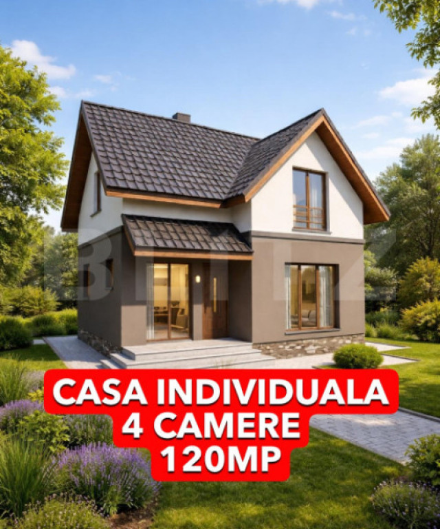 Casă individuală 4 camere, 120 mp utili, teren 600 mp Urse