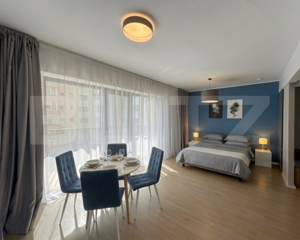 Apartament 1 camera, 45 mp, parcare, lux, Zona: Calea Flores