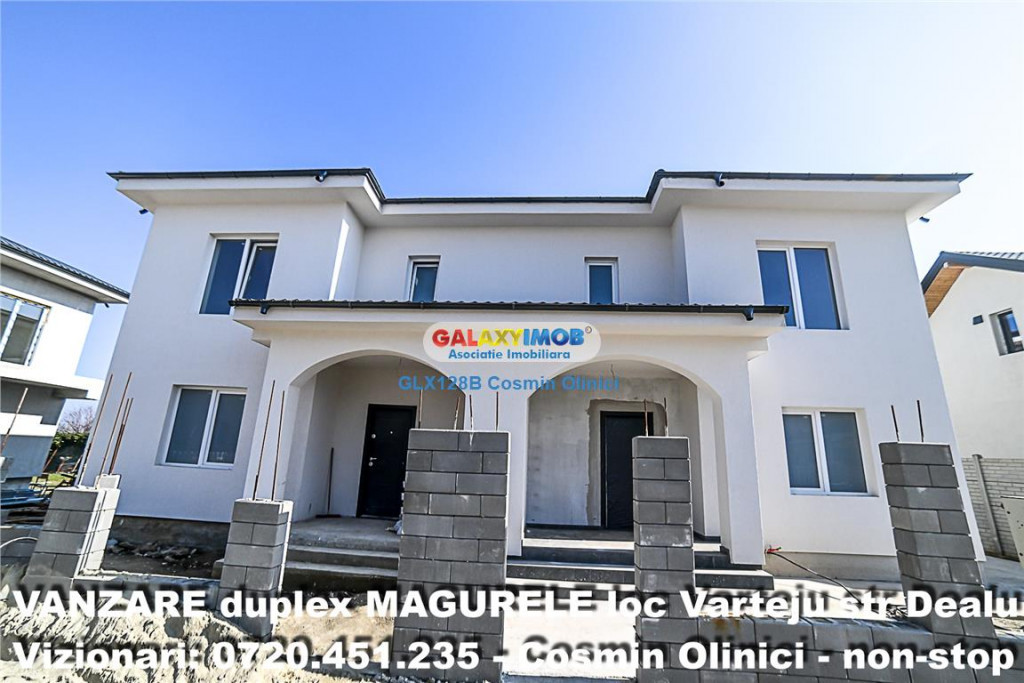 Casa 4 camere Magurele Varteju str Dealu 130 mp utili teren