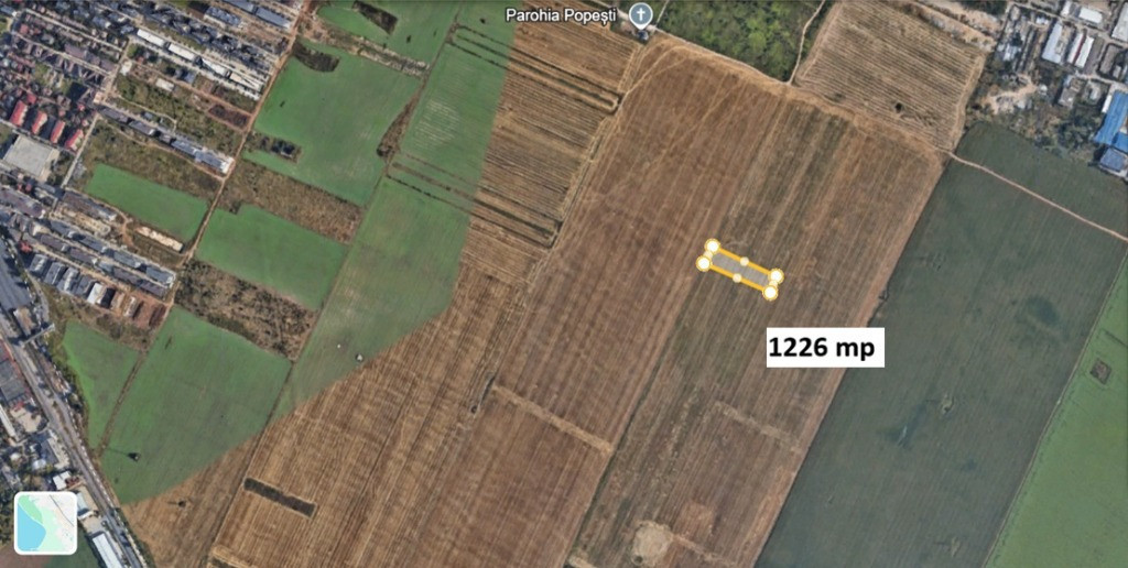 Teren Popesti Leordeni 1226 mp Str Fagului New 2026