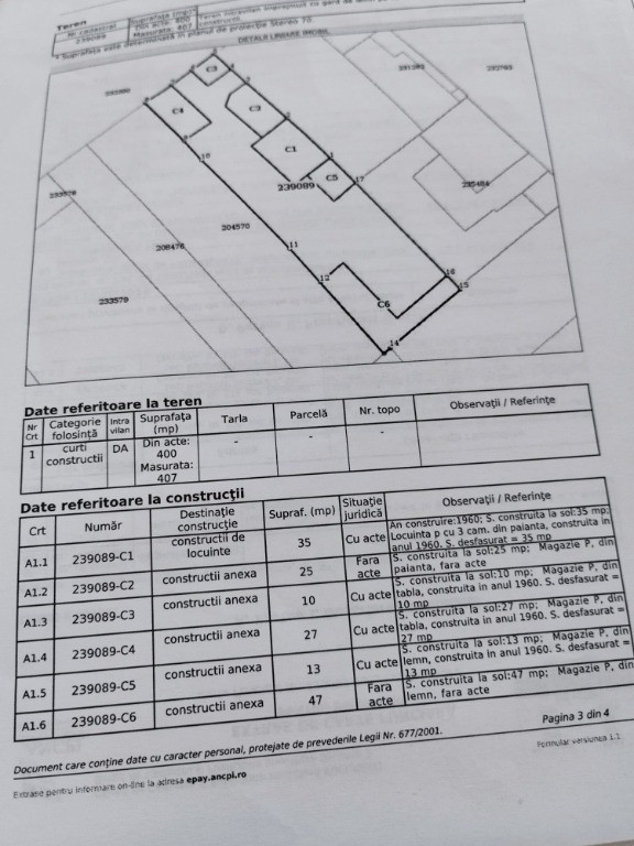 Soseaua Colentina - Teren de vanzare 407 mp.