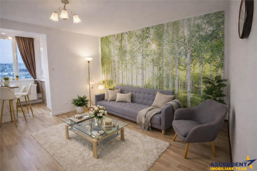 Garsoniera moderna, etaj intermediar, cadru natural, Noua Br