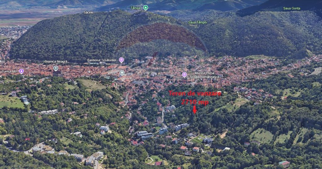 Teren de vânzare – Brașov, zona Dupa Iniste, 2710 mp