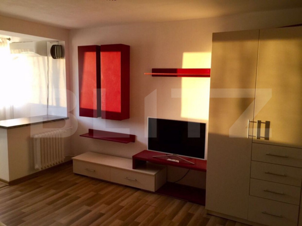 Garsonieră mobilată/utilată, 30.60 mp, zona Brazda lui No