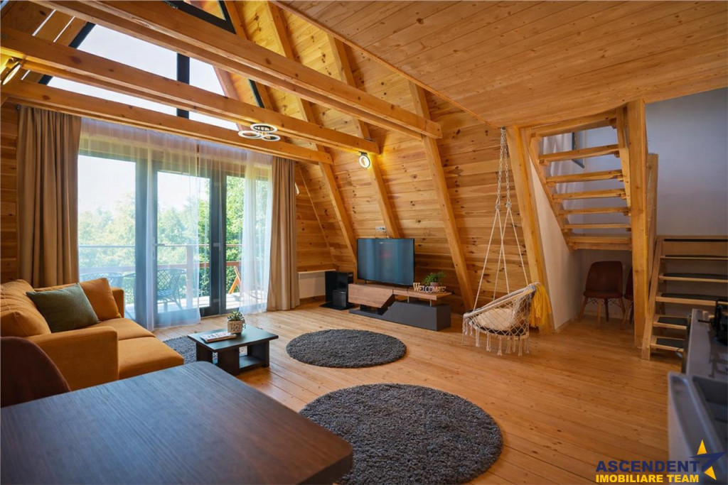 In incantare peisagistica,rafinata cabana, echipata,Moieciu,