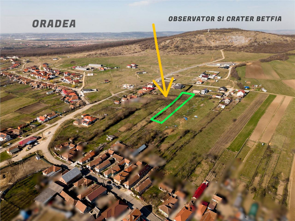 RECO Teren intravilan de in Betfia – locatie linistita,...