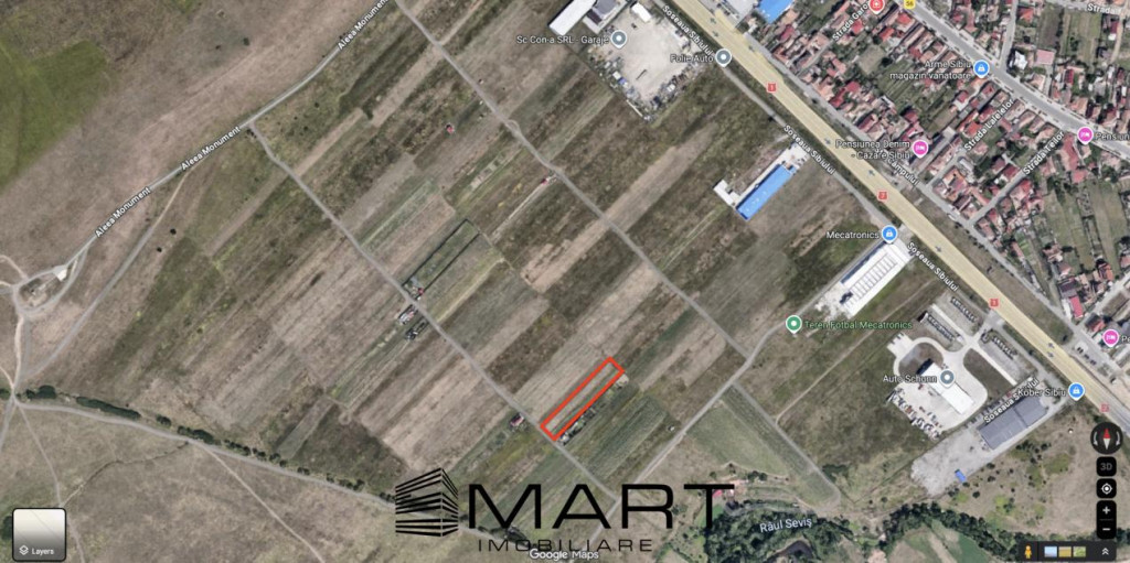 Teren 1000mp zona Troiță - Mihai Viteazul