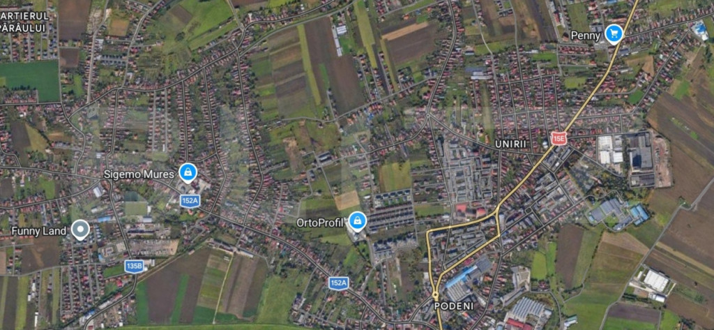 Teren 30500 mp Santana cu deschire de 51 ml la drum asfaltat