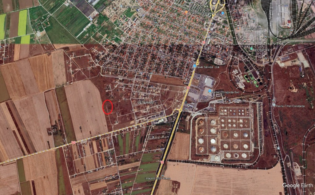 Vanzari terenuri in Constanta zona Veterani Km 5
