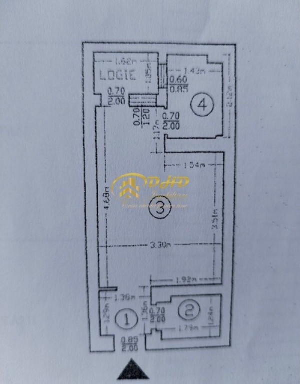 Garsonieră Tudor Vladimirescu etaj intermediat