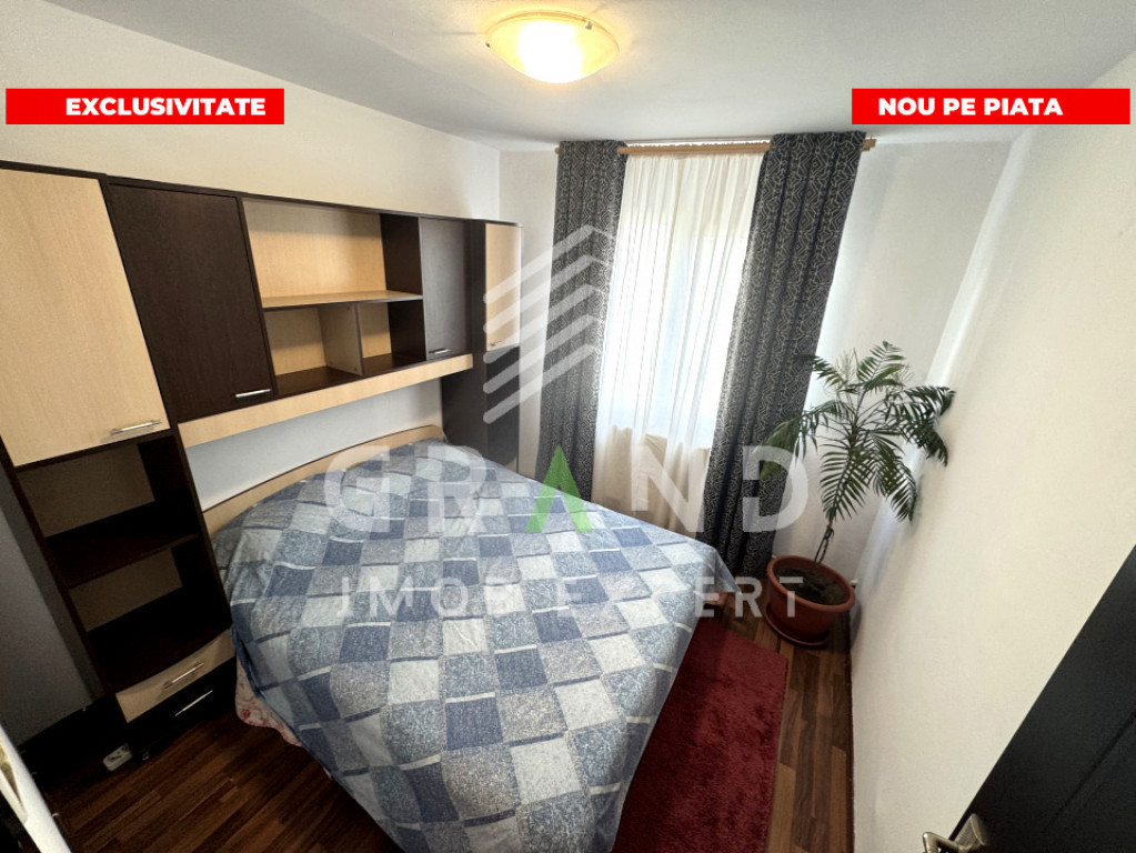 4 camere | Bloc izolat | Centrală proprie | Mănăștur –