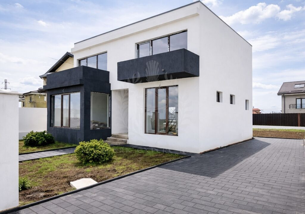 Casa moderna, curte 500 mp, finisaje premium, Cartier