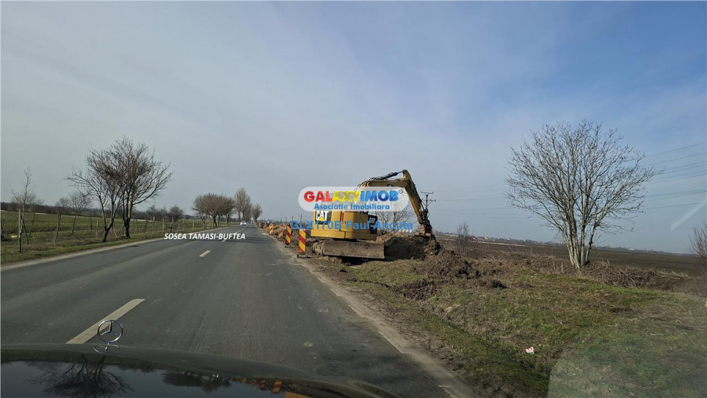 Teren 25000 mp la sosea Buftea Corbeanca utilitati zona Mixt