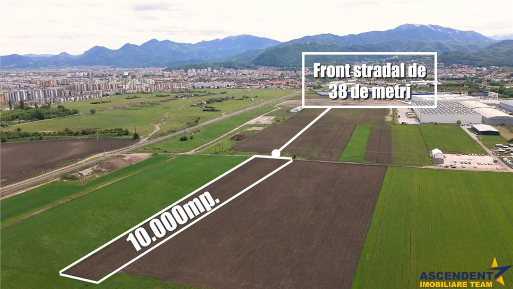 FILM! Teren intravilan, cu PUZ, pe 10.000 mp, Grivitei, Bras