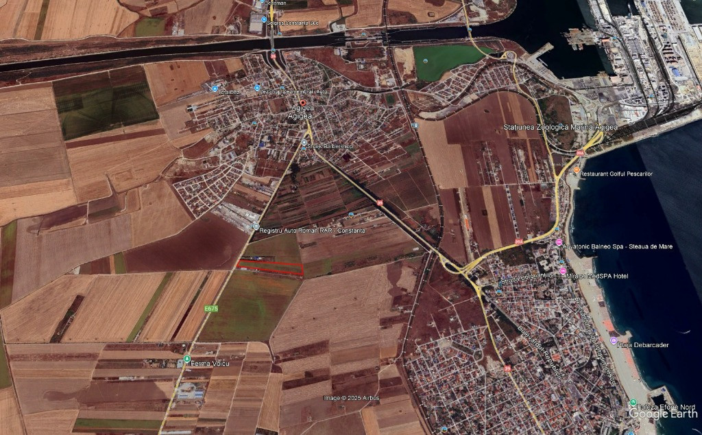 Teren de vanzare in Agigea zona Registru Auto