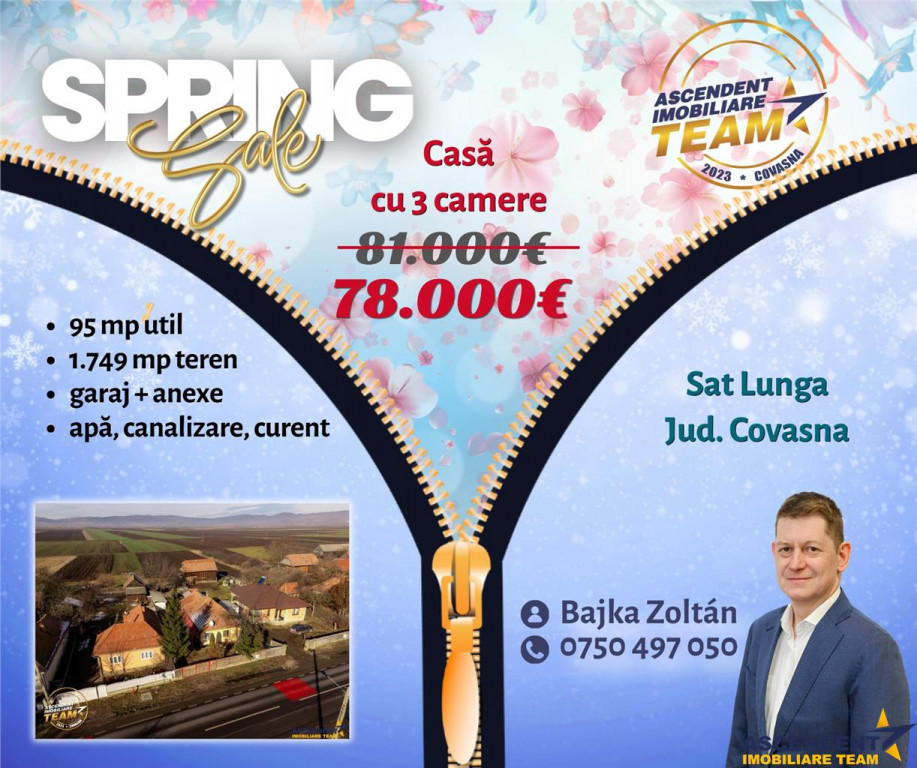 Proprietate pe 1.800 mp teren, avantaje alese, in vecinatate