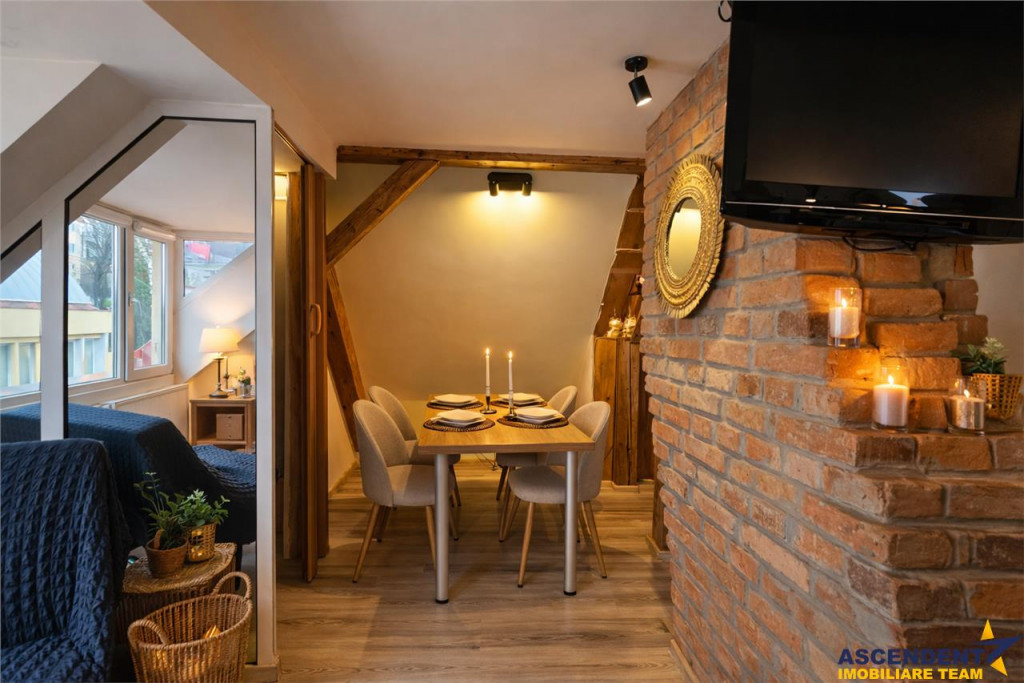 Apartament rustic chic, 3 camere, Centrul Istoric, 98 mp, pa