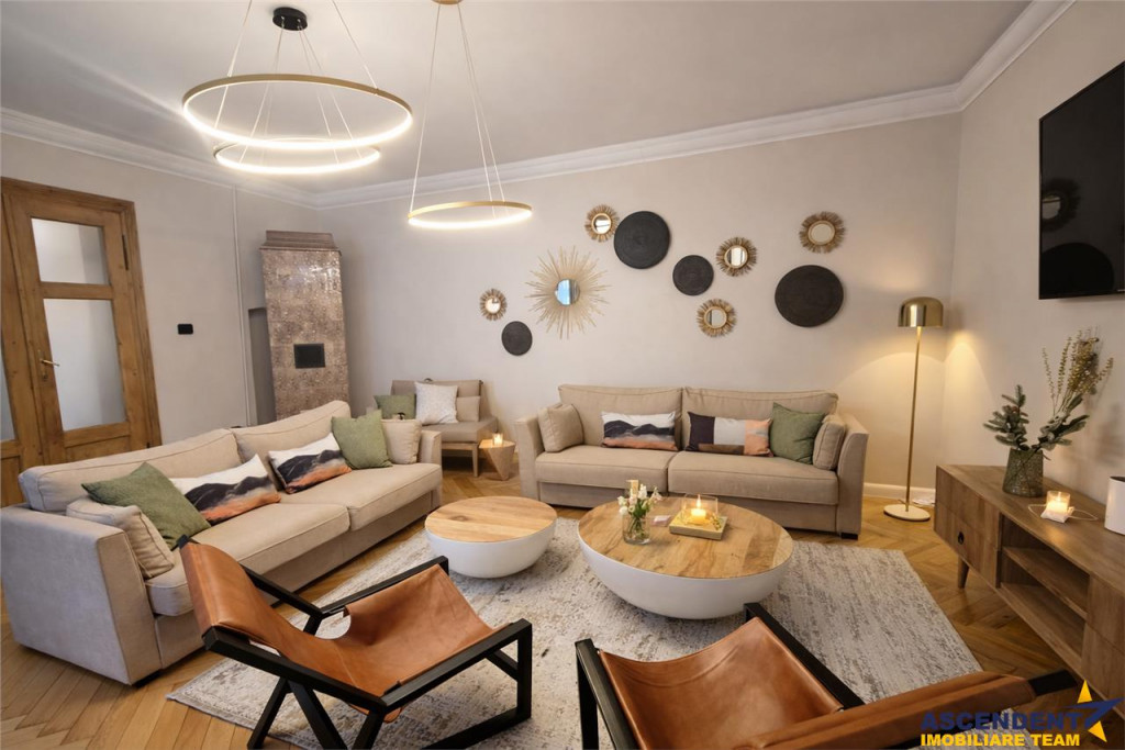 Refugiu urban lux, apartament spectaculos pe aleea pietonala