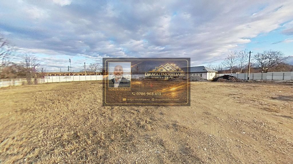 Teren imprejmuit/ Foarte aproape de E85