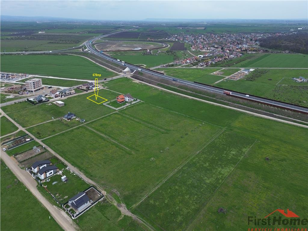 Teren 678 mp , d=20 ml, zona Cuza Voda , Dedeman