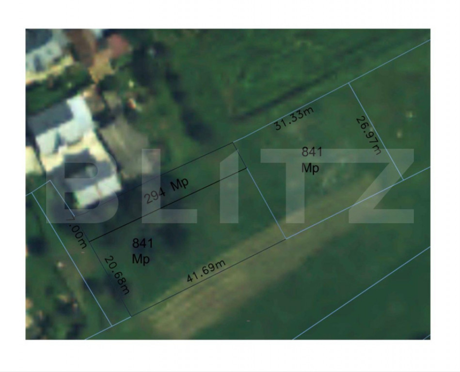 Teren intravilan , 2 parcele , 841 mp , zona Stroiesti Sucea