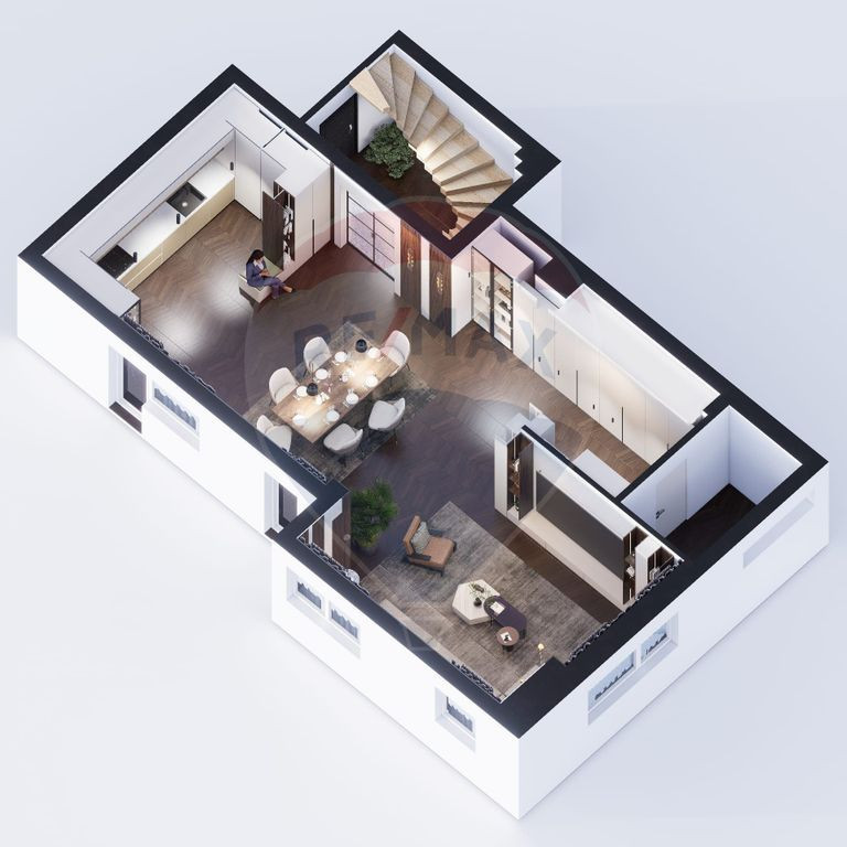 Apartament semifinisat, de Lux, zona semicentrală, 248mp...