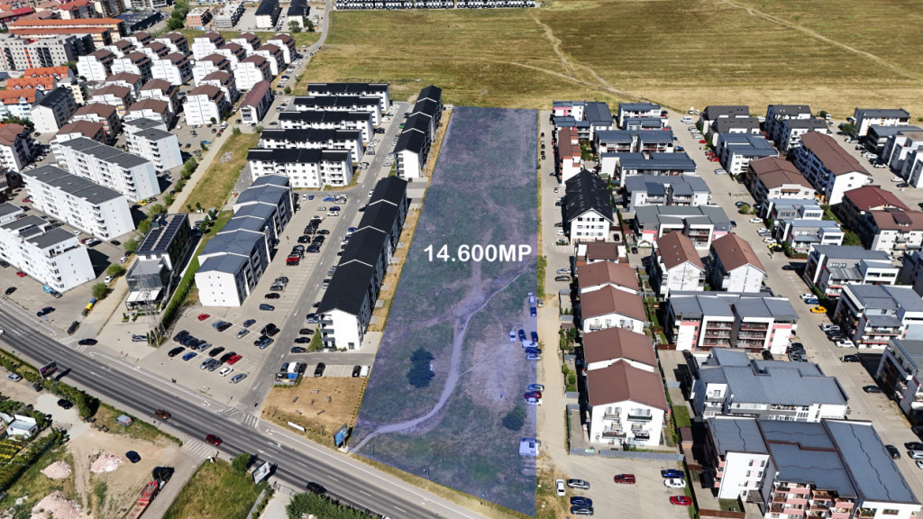 Teren intravilan 14.600mp pentru constructii pe Calea Cisnad
