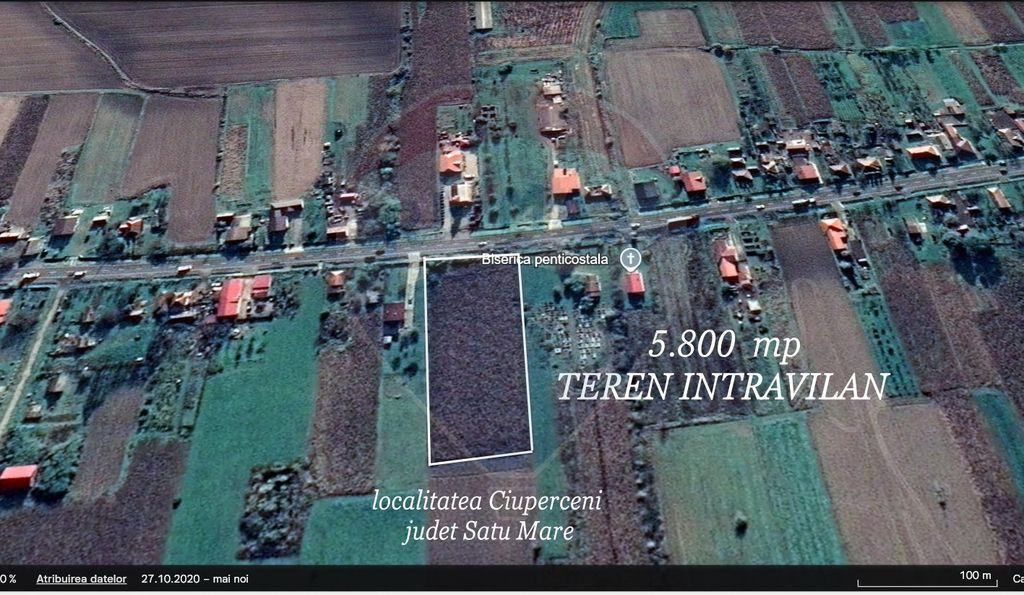 PRET WAUUU - TEREN INTRAVILAN - CIUPERCENI