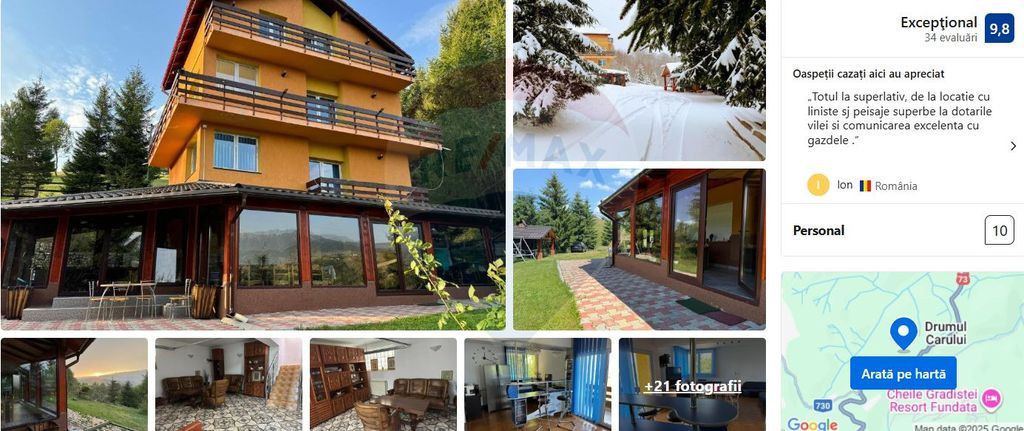 Casa/vila vânzare în Moieciu de jos, Sat. Drumul Carulu...