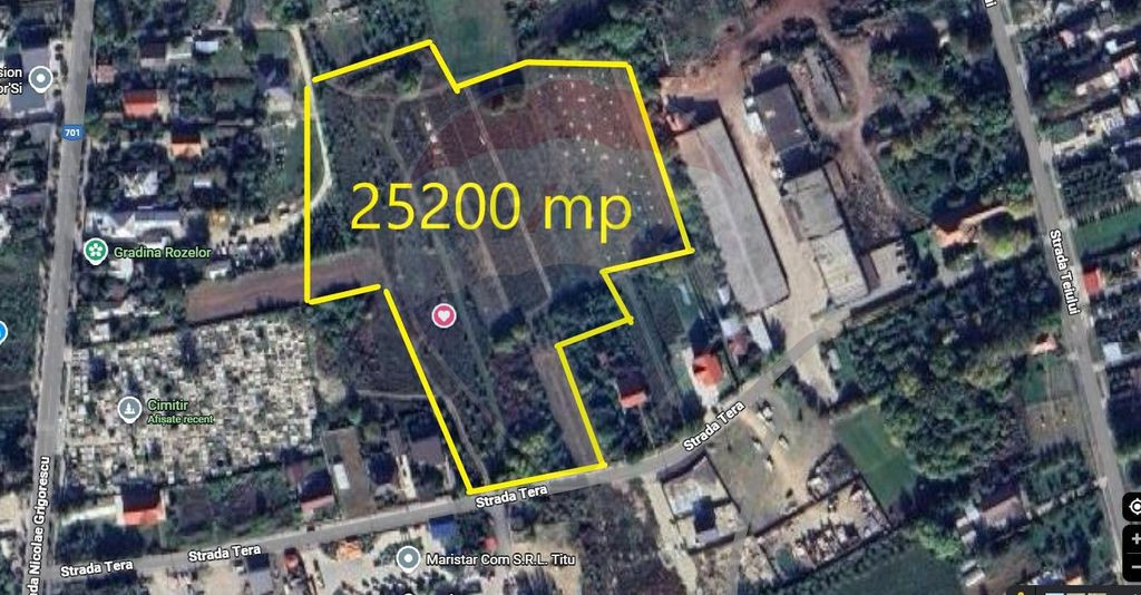 Vanzare Teren Intravilan 25.200mp Titu / Strada Tera