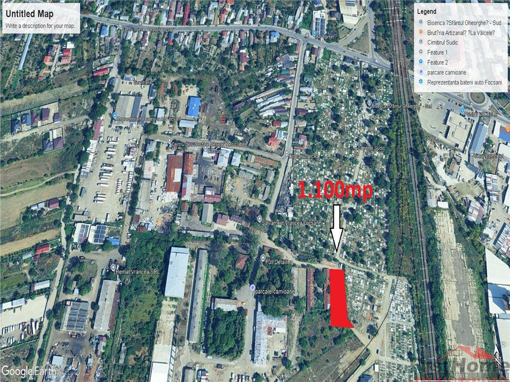 Teren 1.100mp intravilan curti constructii de in zona COMAT