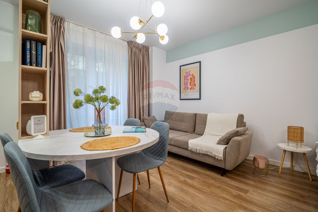 Studio cu terasă și vedere către munți – Green Futu...