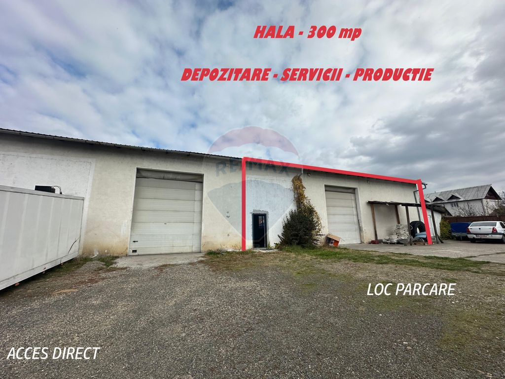 Spațiu industrial de 300mp de închiriat