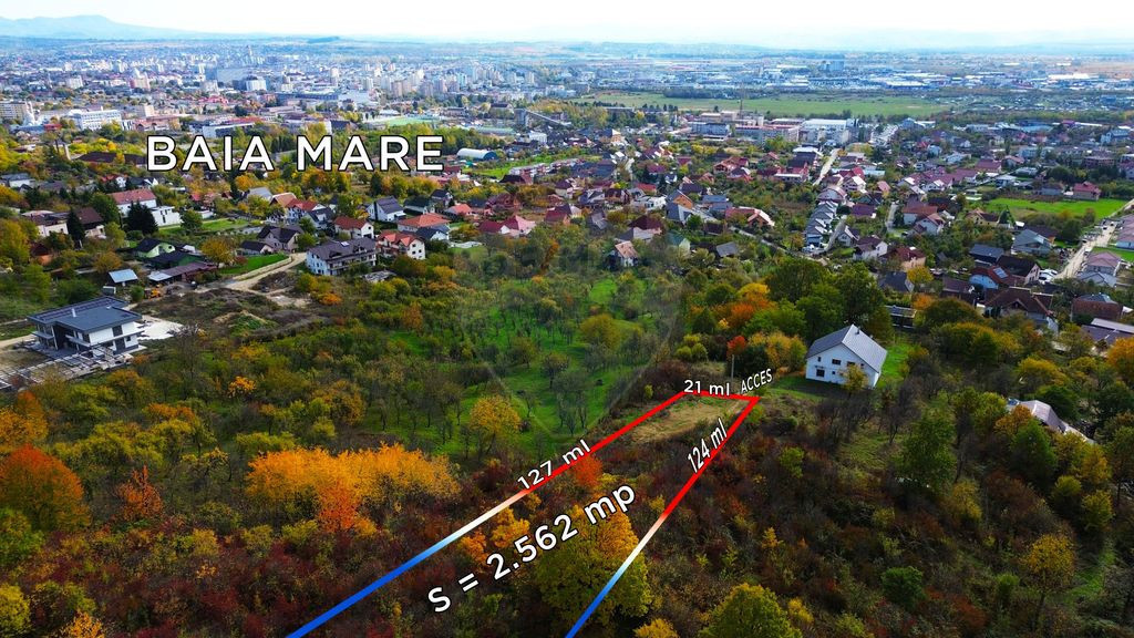 DE VANZARE: TEREN 25 ari cu panorama - Baia Mare - str. M...