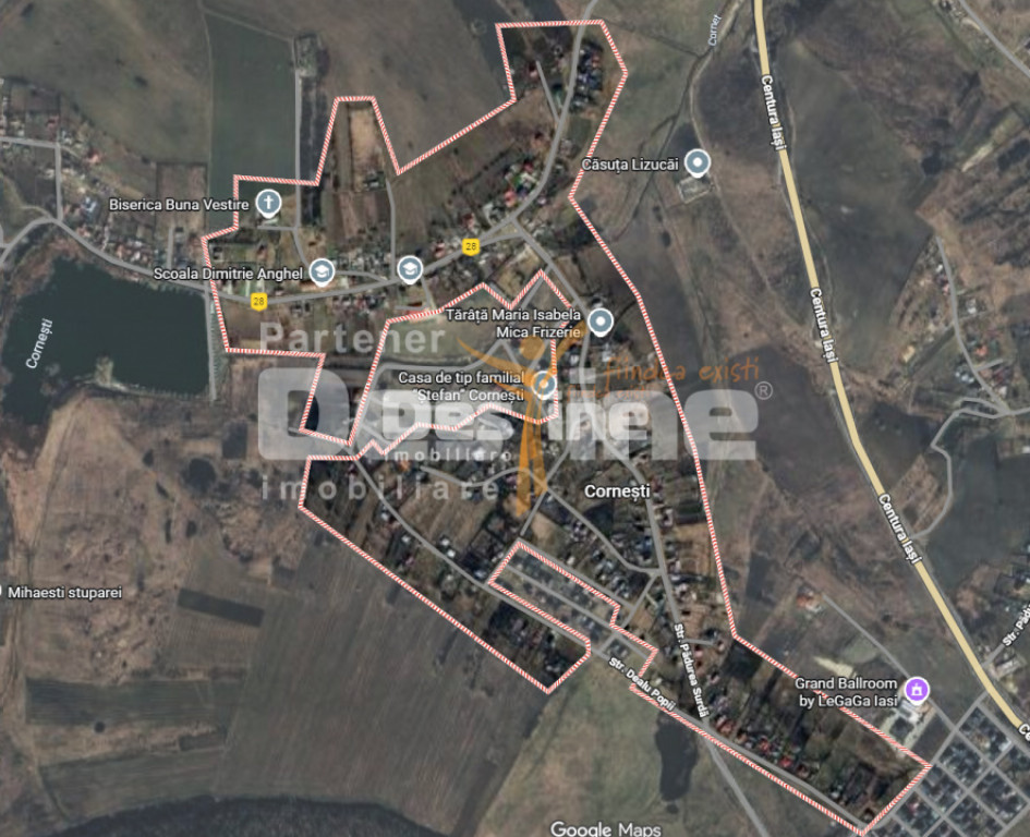 Parcele de vanzare Cornesti, Miroslava, 17.000 EURO / PARCE